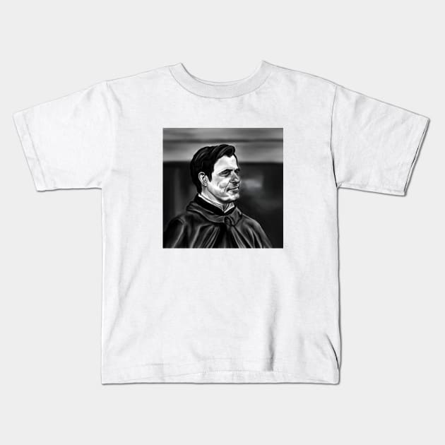 Dracula on The Demeter - Claes Bang Kids T-Shirt by Catrina1903